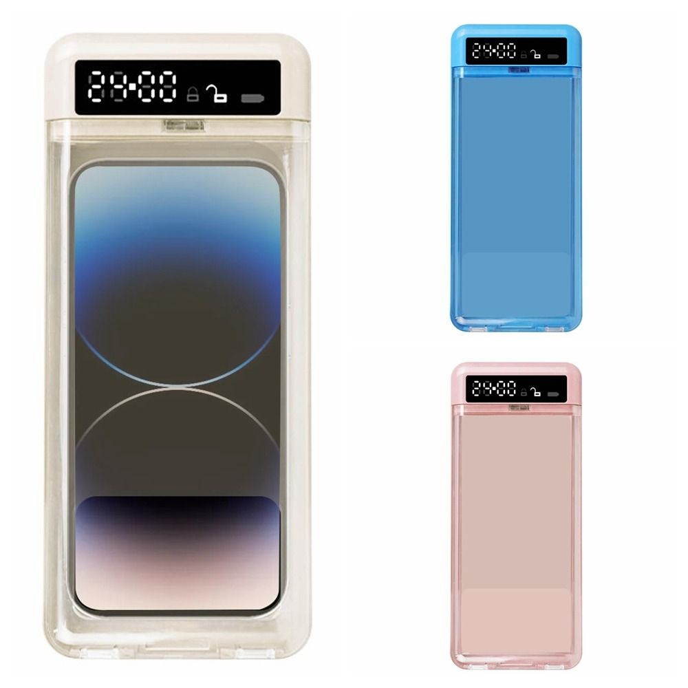 Medicine Cabinet Lock - Portable Phone Lock Box with Timer