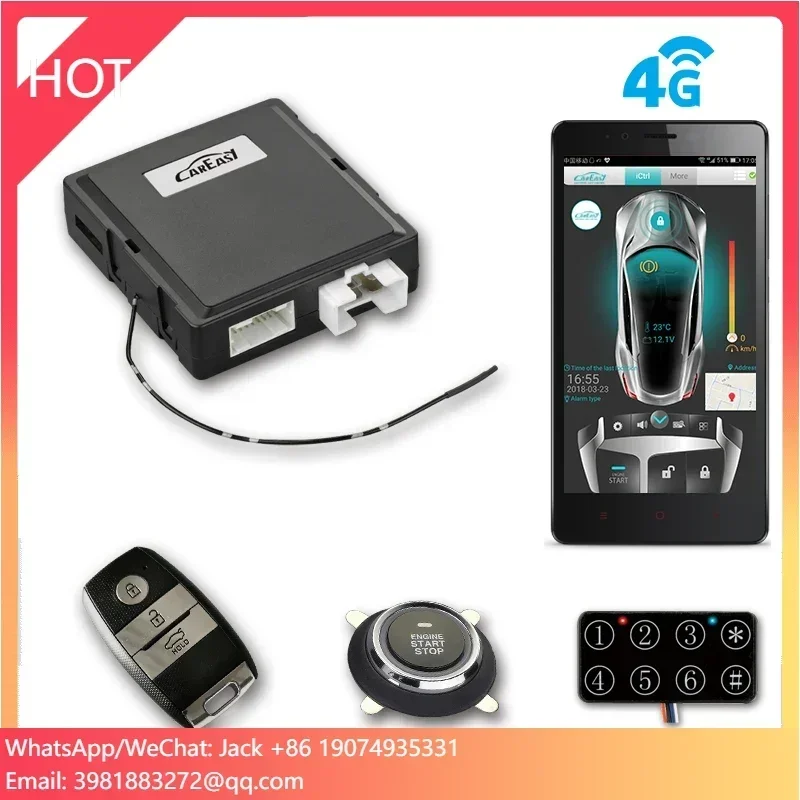 4G GPS/GSM Car Alarm PKE Keyle - огляд і ціна Door Stop Alarm
