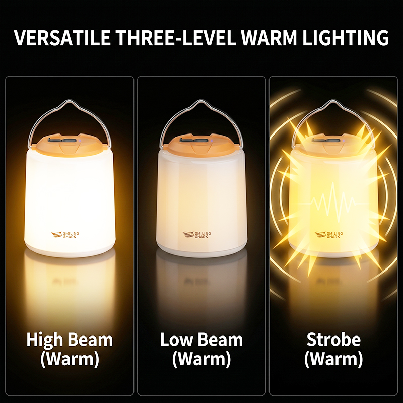 SMILING SHARK LED Rechargeable - огляд і ціна Power Outage Light