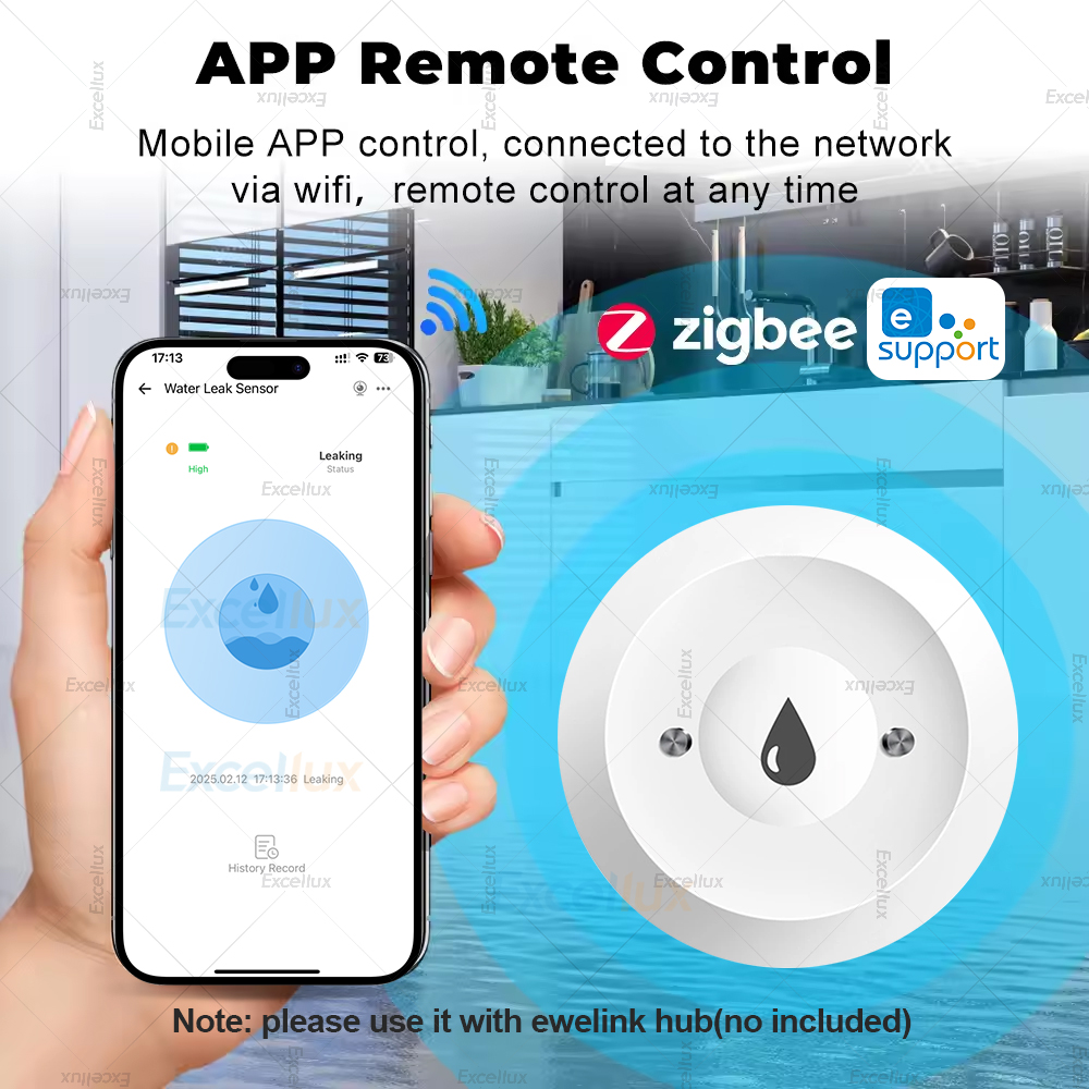 Ewelink Zigbee 3.0 Water Senso - огляд і ціна Water Alarm Sensor