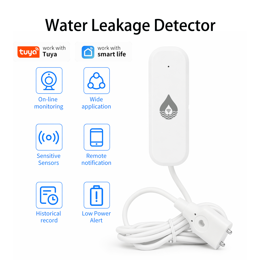 YFK WiFi/Zigbee Water Leakage  - огляд і ціна Water Alarm Sensor