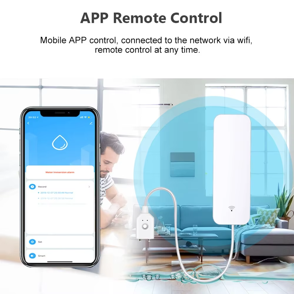 ZigBee WiFi Water Leak Sensor  - огляд і ціна Water Alarm Sensor