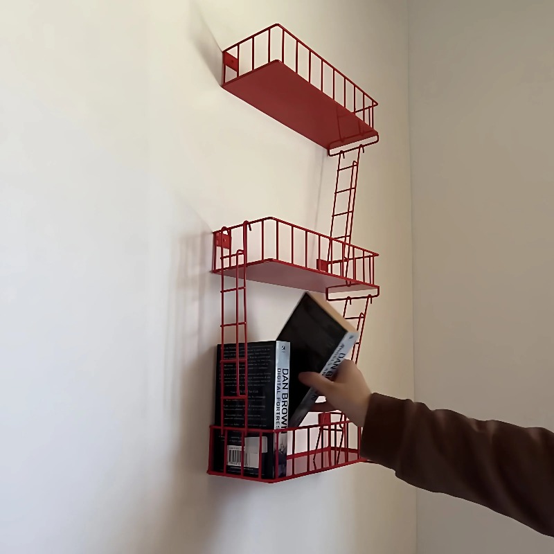 Fire Escape Wall Shelf, 3-Tier - огляд і ціна Fire Escape Ladder