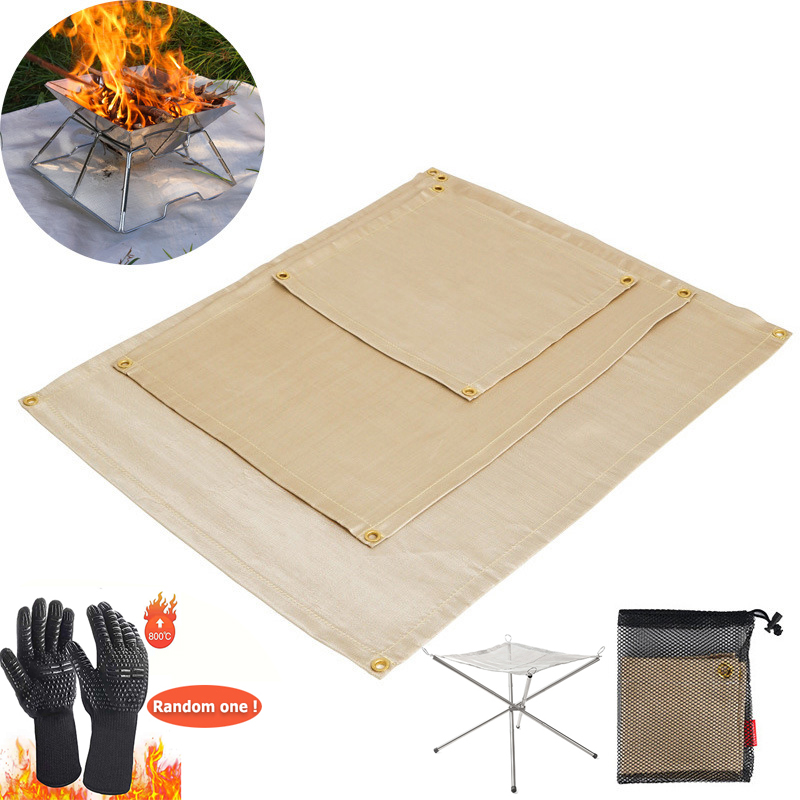 Outdoor Camping Fireproof Clot - огляд і ціна Fire Blanket Kitchen