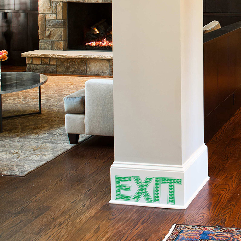Emergency Exit Wall Sticker Lu - огляд і ціна Emergency Exit Sign