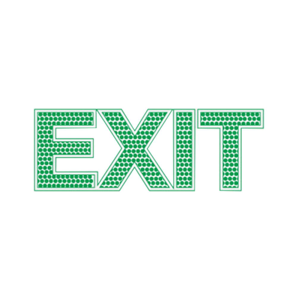 Emergency Exit Wall Sticker Lu - огляд і ціна Emergency Exit Sign