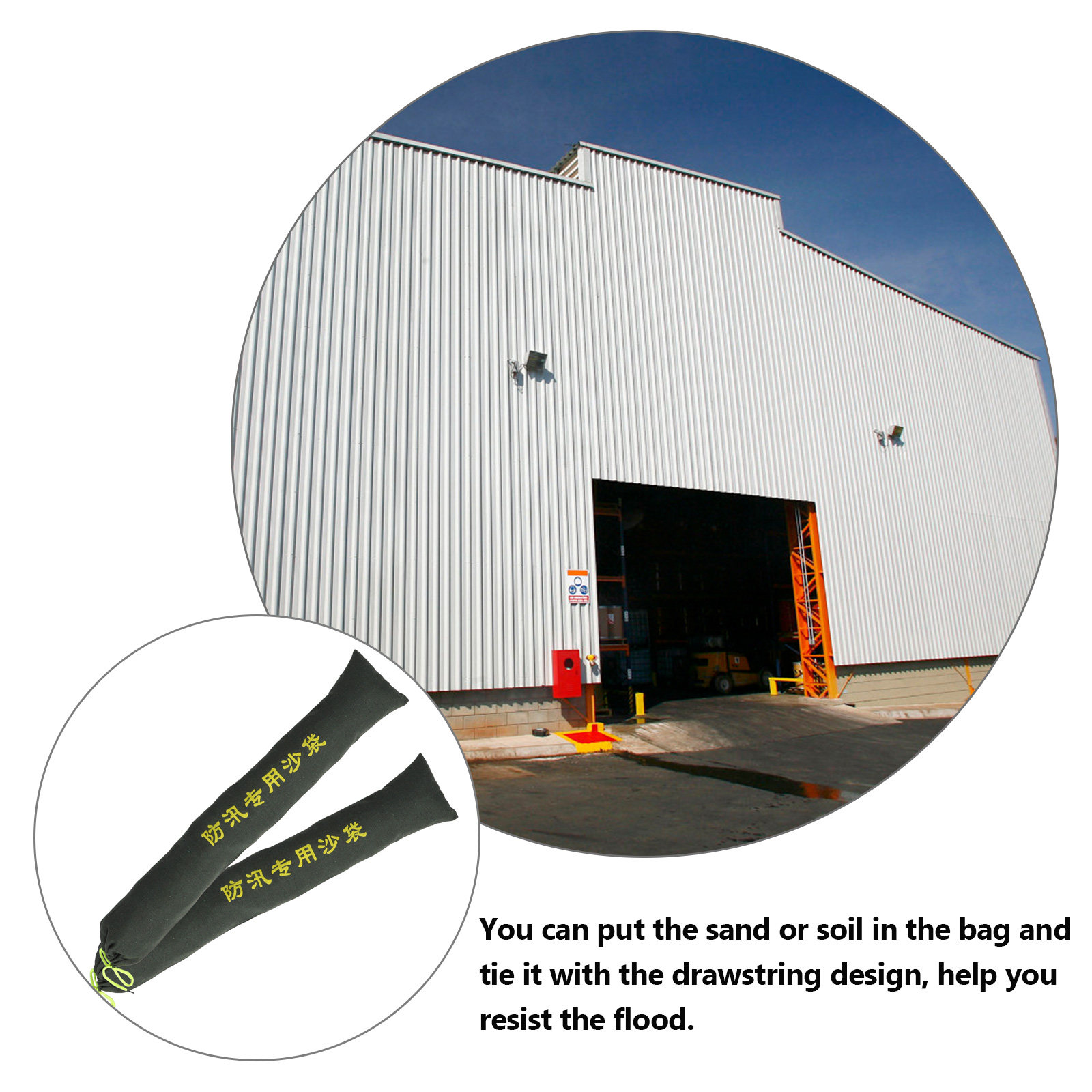 2Pcs Drawstring Anti Flood San - огляд і ціна Flood Barrier Bag