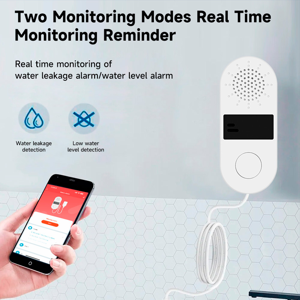 Tuya Wifi Water Leak Detector  - огляд і ціна Water Alarm Sensor